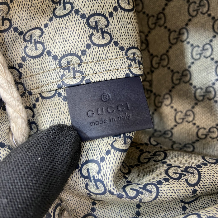 Gucci Mini Shoulder Bagwith Gucci Print Blue 777166