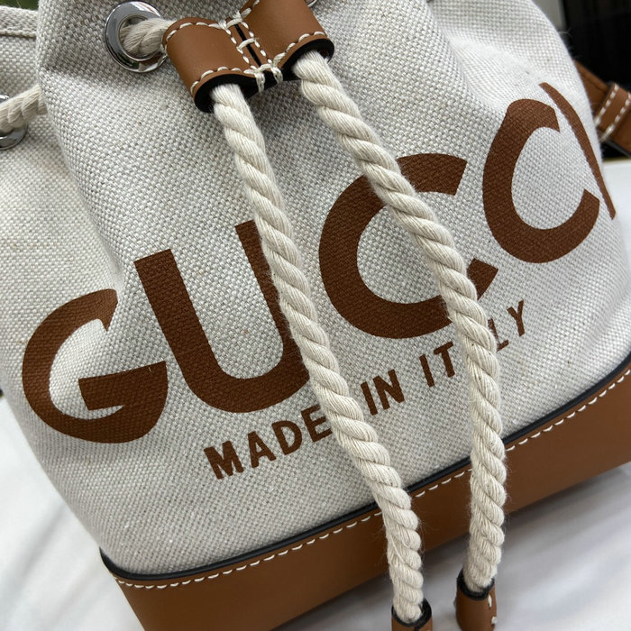 Gucci Mini Shoulder Bagwith Gucci Print Brown 777166