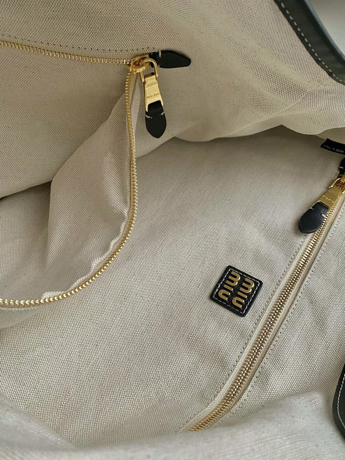 Large Miu Miu Tote Black FL0120