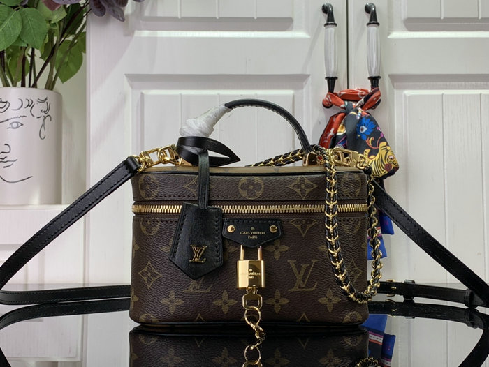 Louis Vuitton Vanity Chain Pouch Black M47125
