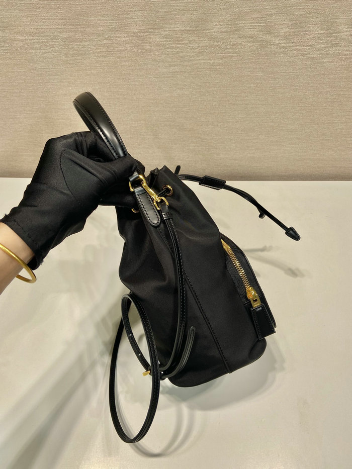 Prada Duet Re-Nylon and brushed bucket bag 1BH038