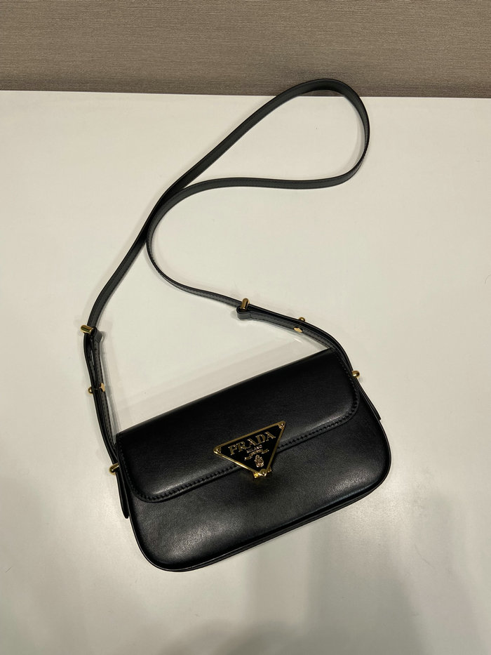 Prada Leather shoulder bag Black 1BD339