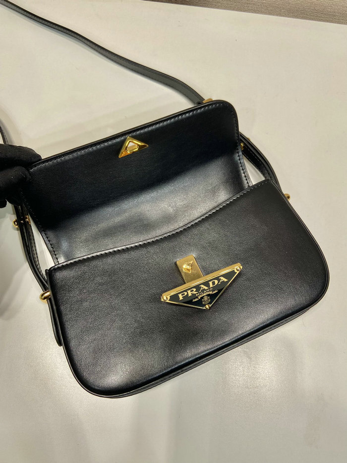 Prada Leather shoulder bag Black 1BD339