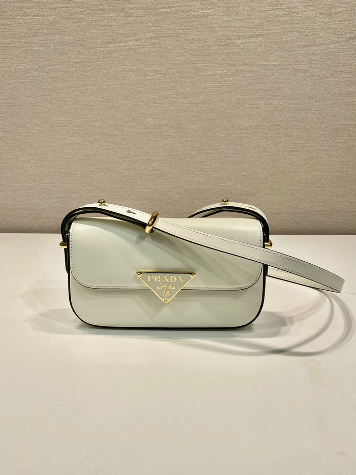 Prada Leather shoulder bag White 1BD339