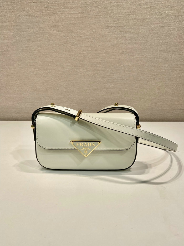 Prada Leather shoulder bag White 1BD339