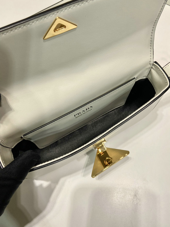 Prada Leather shoulder bag White 1BD339