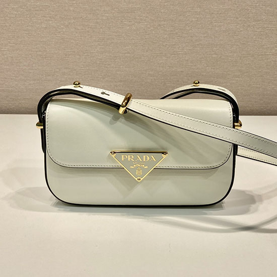 Prada Leather shoulder bag White 1BD339