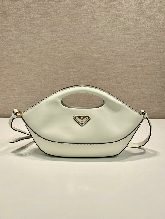 Prada Medium leather handbag White 1BA421