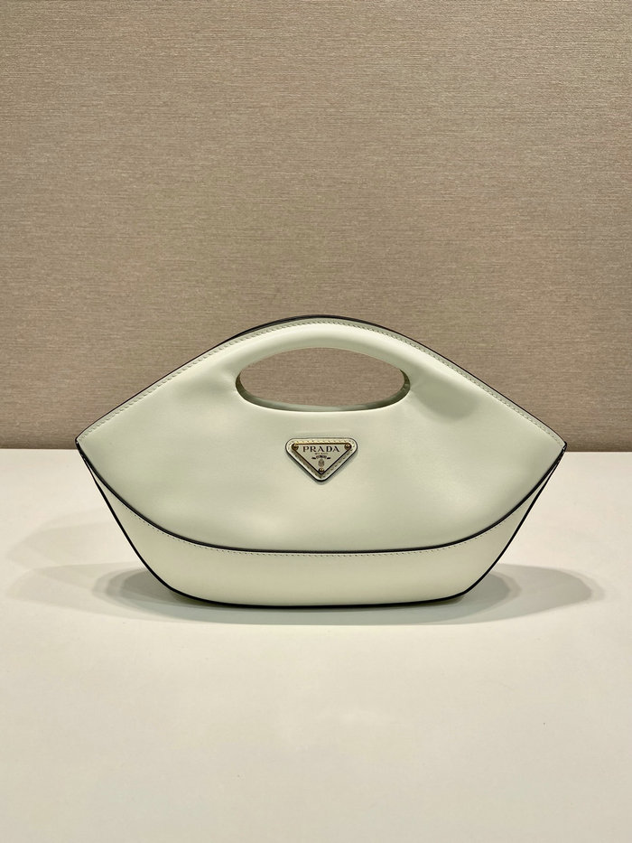 Prada Medium leather handbag White 1BA421