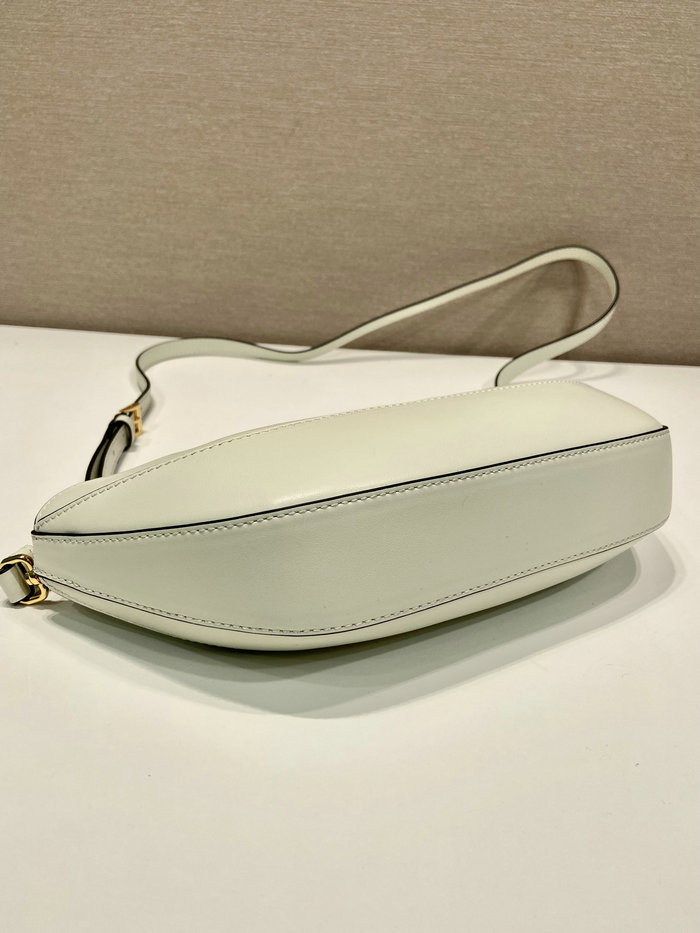 Prada Medium leather handbag White 1BA421