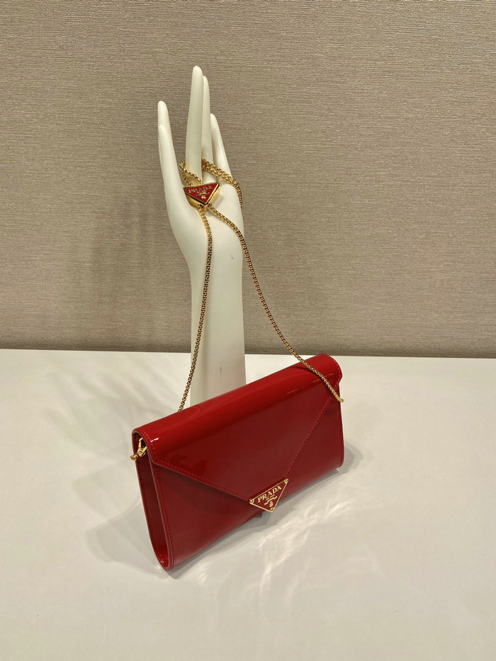 Prada Patent leather mini-bag Red 1BP051