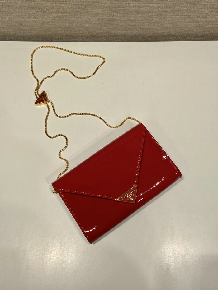 Prada Patent leather mini-bag Red 1BP051