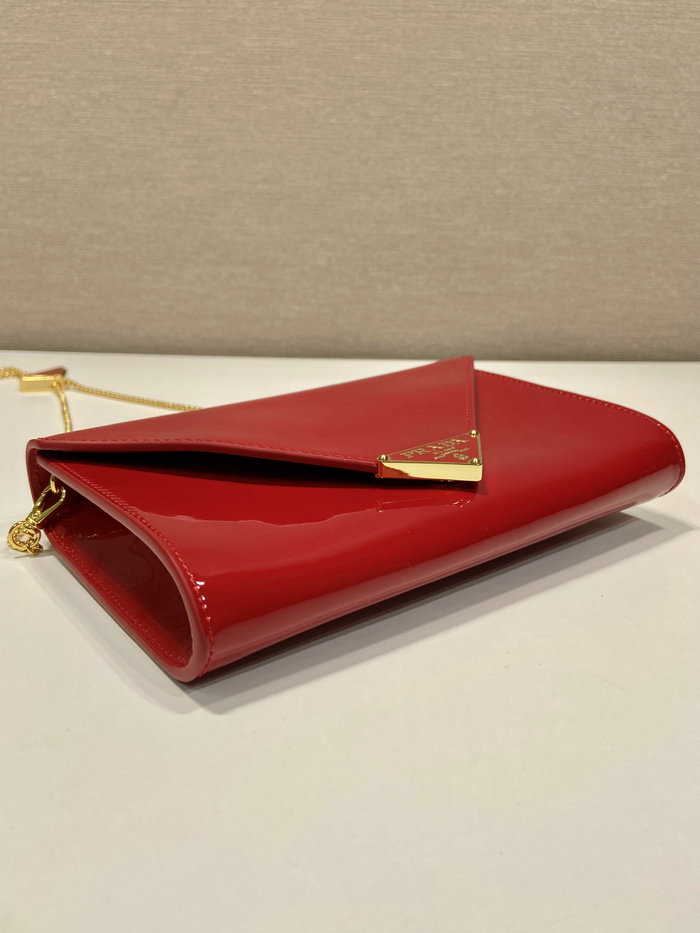 Prada Patent leather mini-bag Red 1BP051