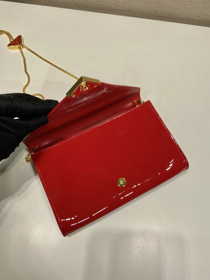 Prada Patent leather mini-bag Red 1BP051