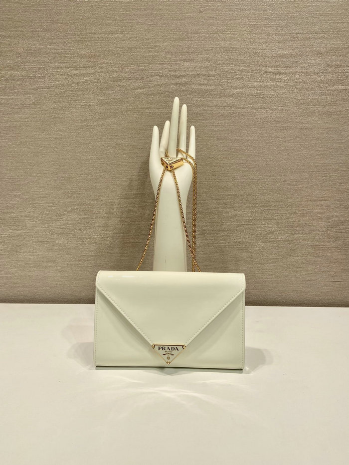 Prada Patent leather mini-bag White 1BP051
