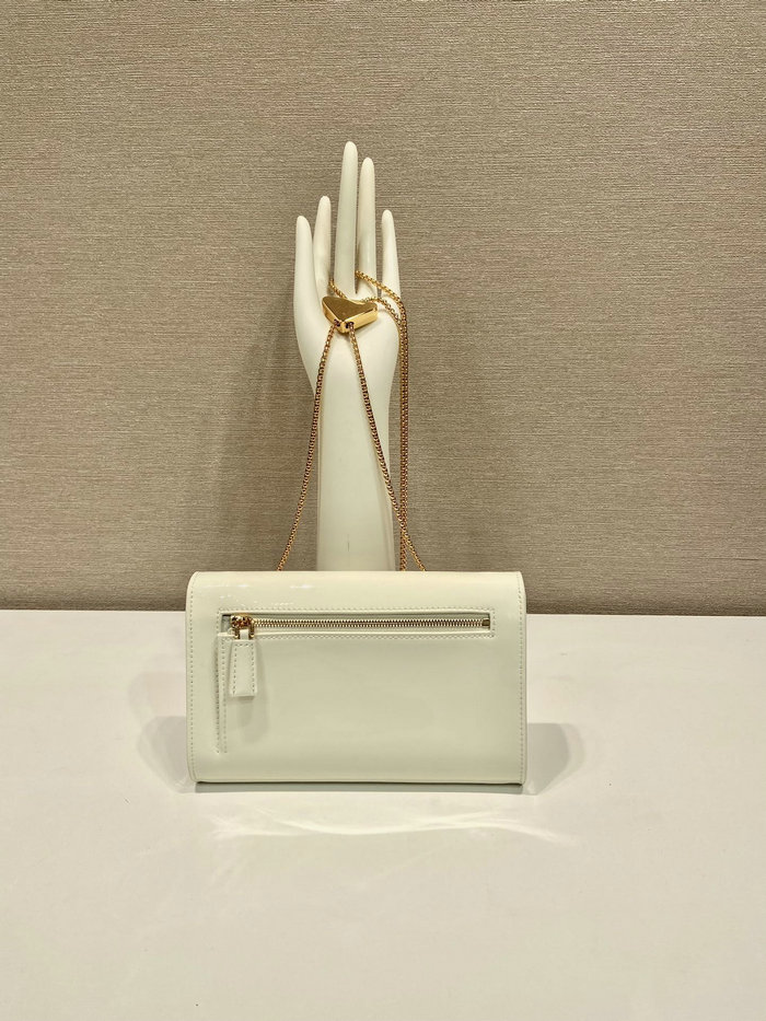 Prada Patent leather mini-bag White 1BP051