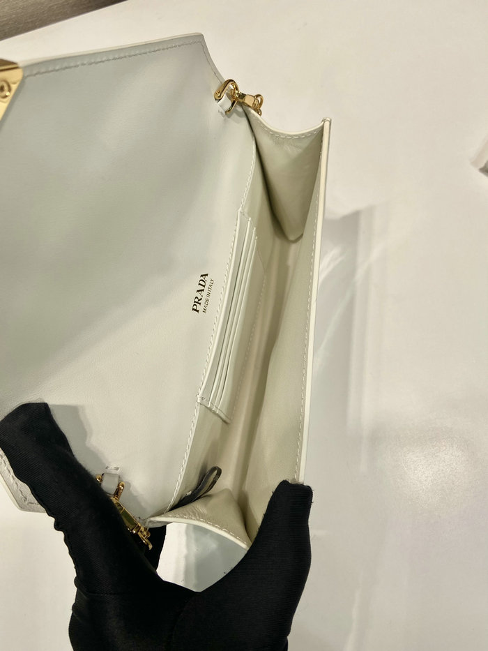 Prada Patent leather mini-bag White 1BP051