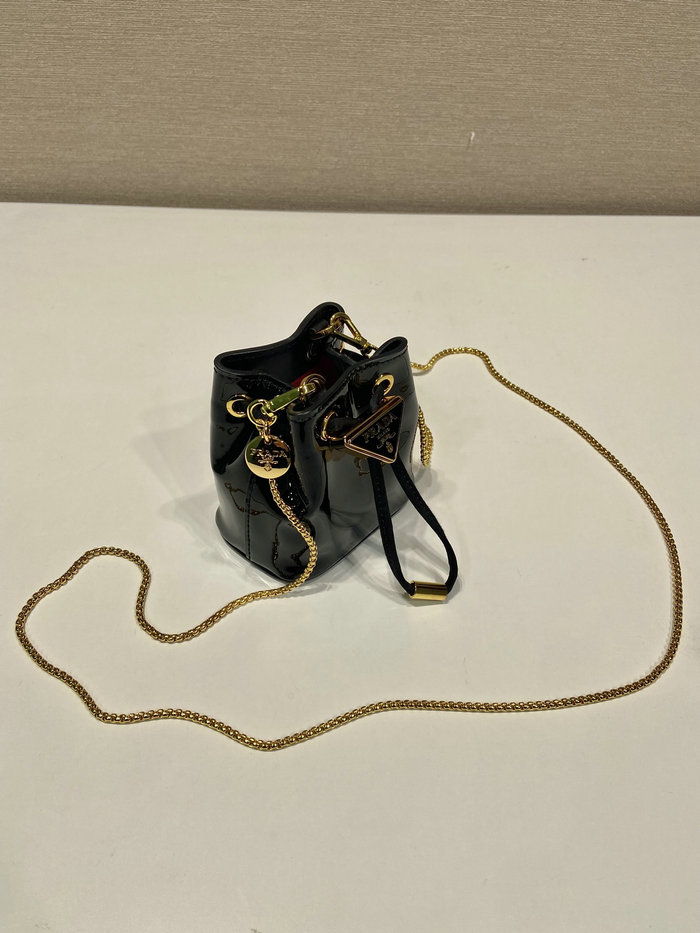 Prada Patent leather mini-pouch Black 1NR016