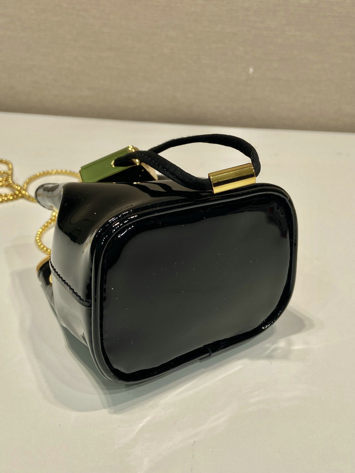 Prada Patent leather mini-pouch Black 1NR016