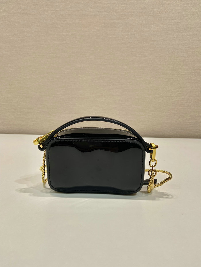 Prada Patent leather mini-pouch Black 1NR025