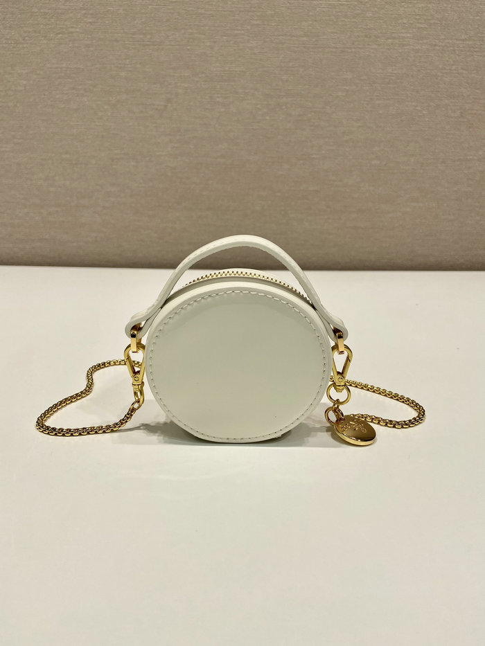 Prada Patent leather mini-pouch White 1NR023