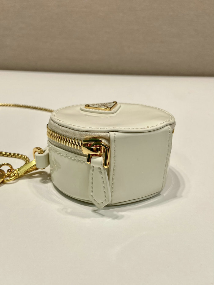 Prada Patent leather mini-pouch White 1NR023