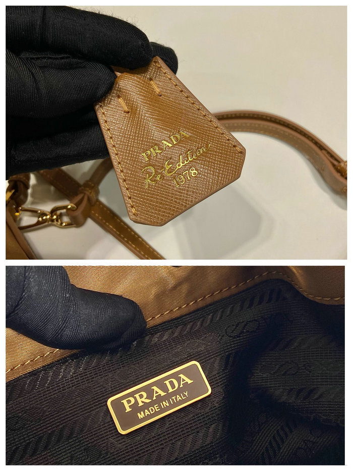 Prada Re-Edition 1978 Re-Nylon mini-bag Brown 1BE067