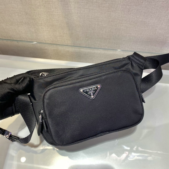 Prada Re-Nylon and Saffiano leather shoulder bag 2VH128