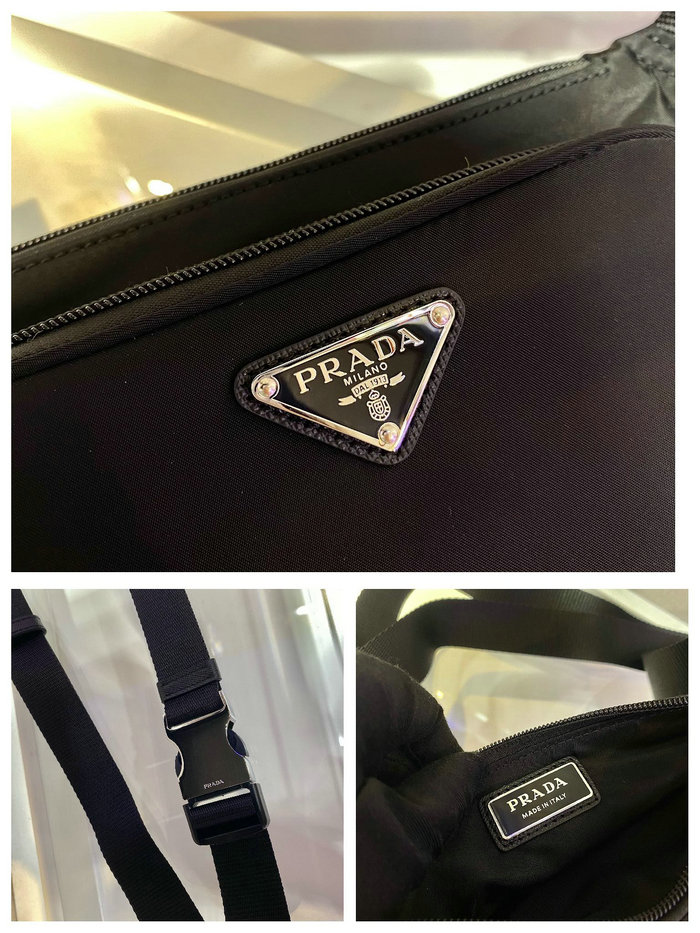 Prada Re-Nylon and Saffiano leather shoulder bag 2VH128