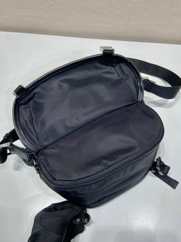 Prada Re-Nylon and Saffiano leather shoulder bag 2VH171