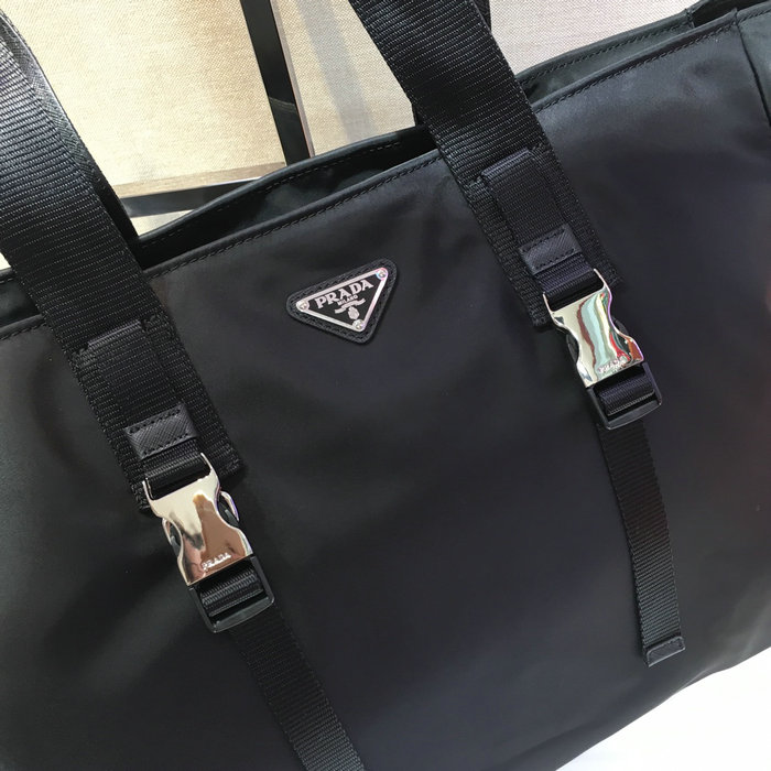 Prada Re-Nylon and Saffiano leather tote 2VG042