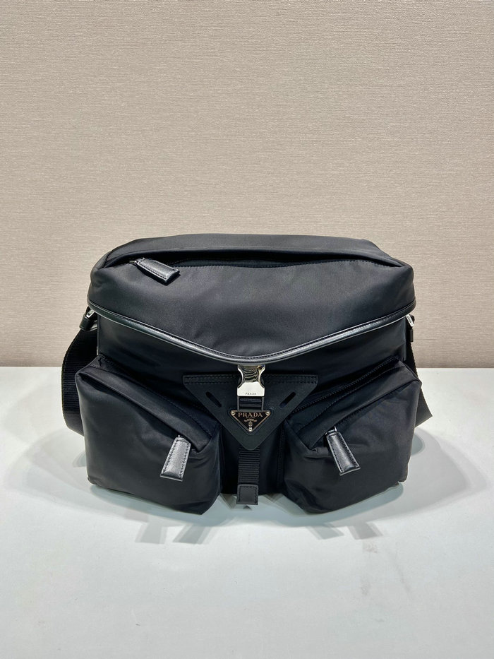 Prada Re-Nylon and leather shoulder bag 2VD062