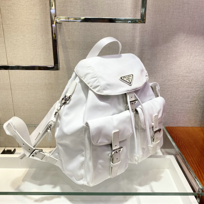 Prada Re-Nylon medium backpack White 1BZ811