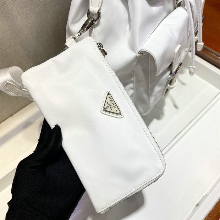 Prada Re-Nylon medium backpack White 1BZ811