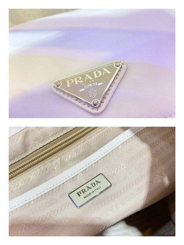 Prada Re-Nylon medium backpack White 1BZ811