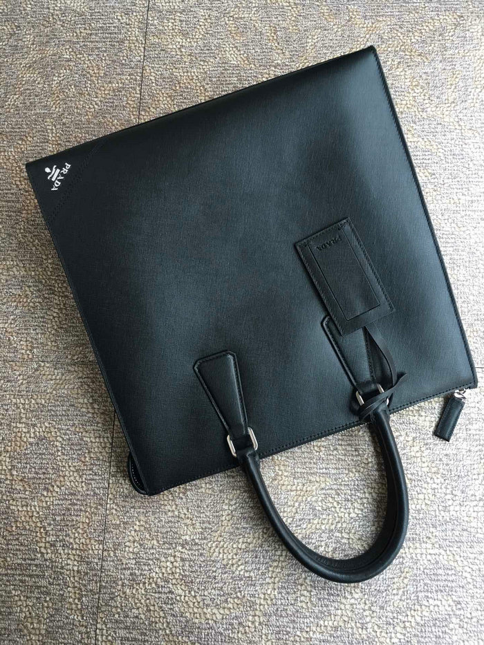 Prada Saffiano Leather Tote Black 2VG079