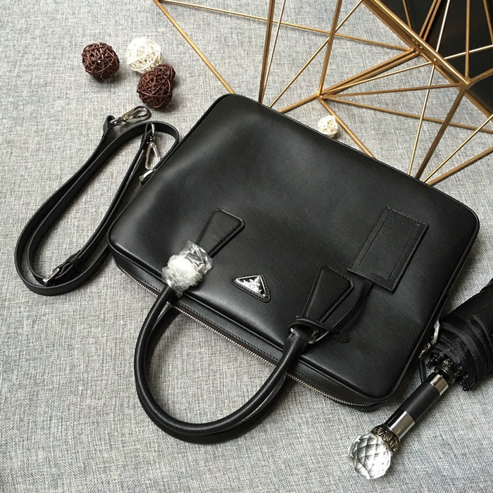 Prada Saffiano Leather Work Bag 2VE368