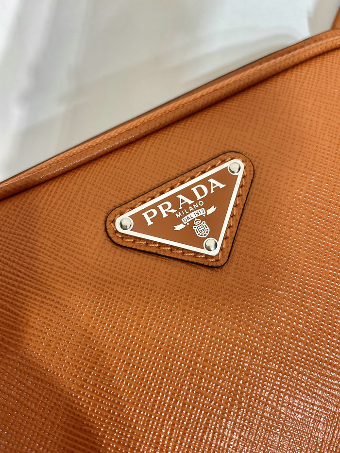 Prada Saffiano leather belt bag Orange 2VH156