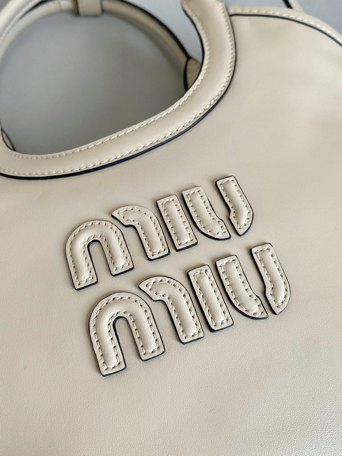 Small Miu Miu Tote White F0120