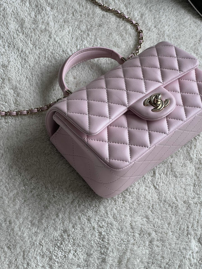 Chanel Lambskin Mini Flap Bag Pink AS2431