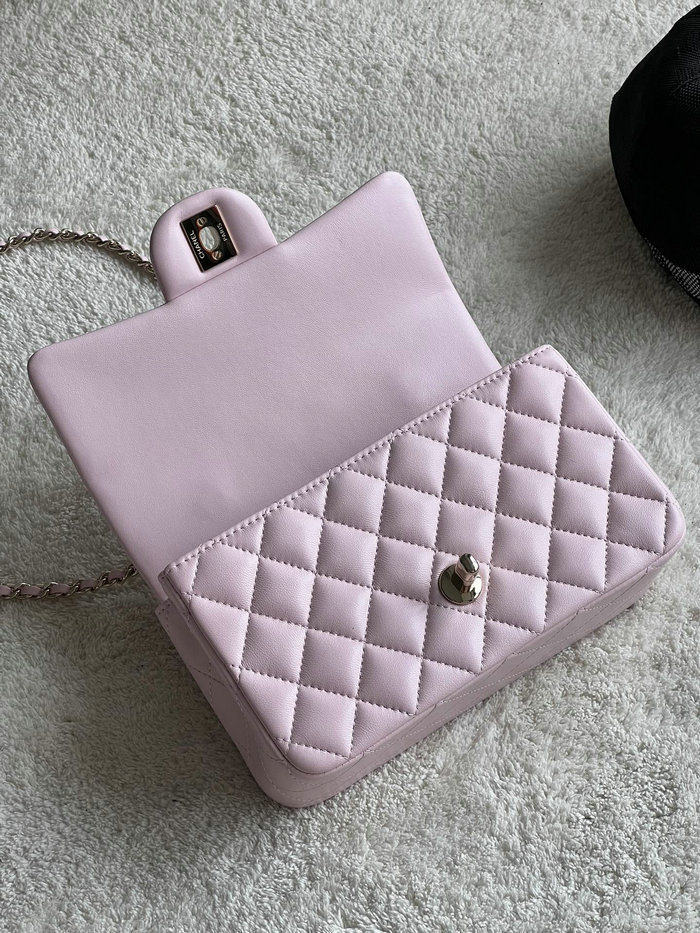 Chanel Lambskin Mini Flap Bag Pink AS2431