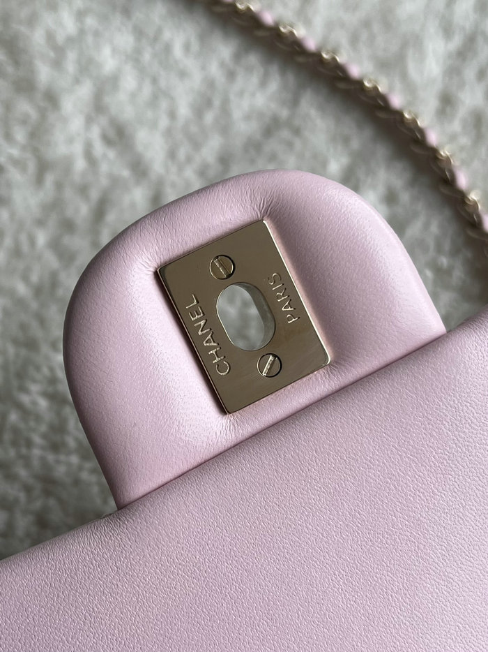 Chanel Lambskin Mini Flap Bag Pink AS2431