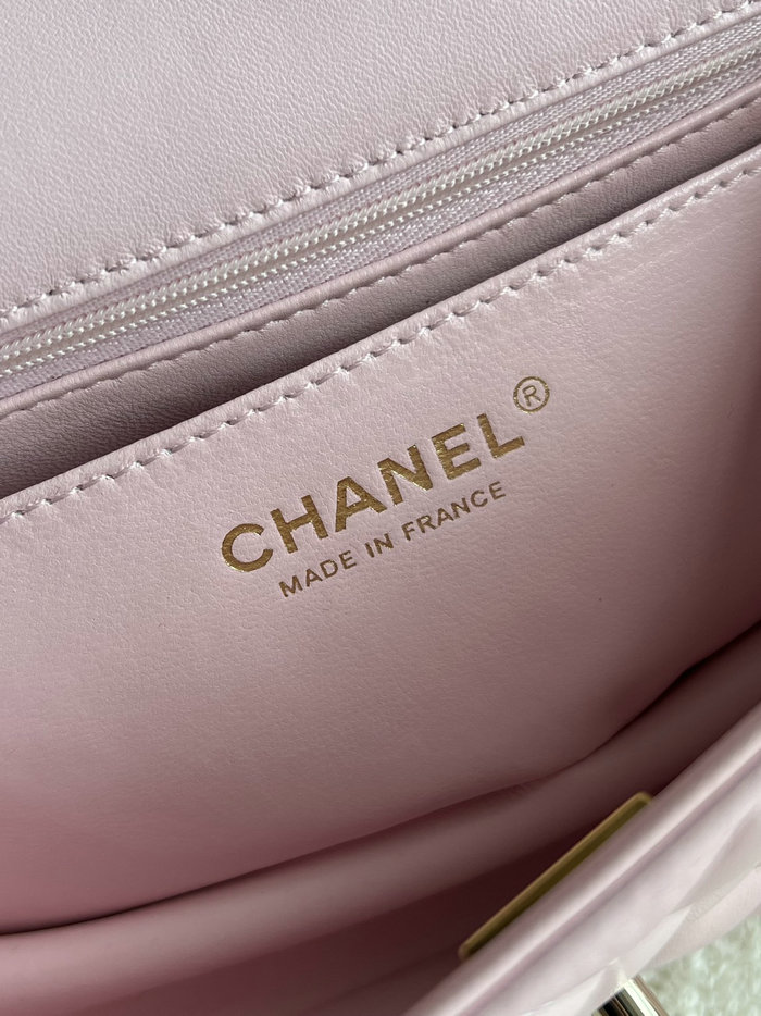 Chanel Lambskin Mini Flap Bag Pink AS2431