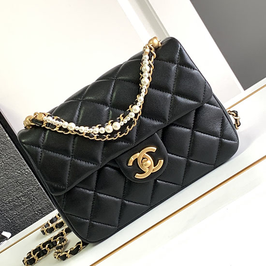 Chanel Mini Flap Bag Black AS4384