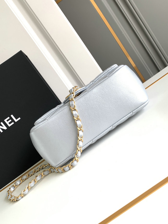 Chanel Mini Flap Bag Blue AS4384