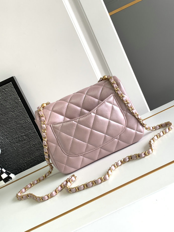 Chanel Mini Flap Bag Pink AS4384