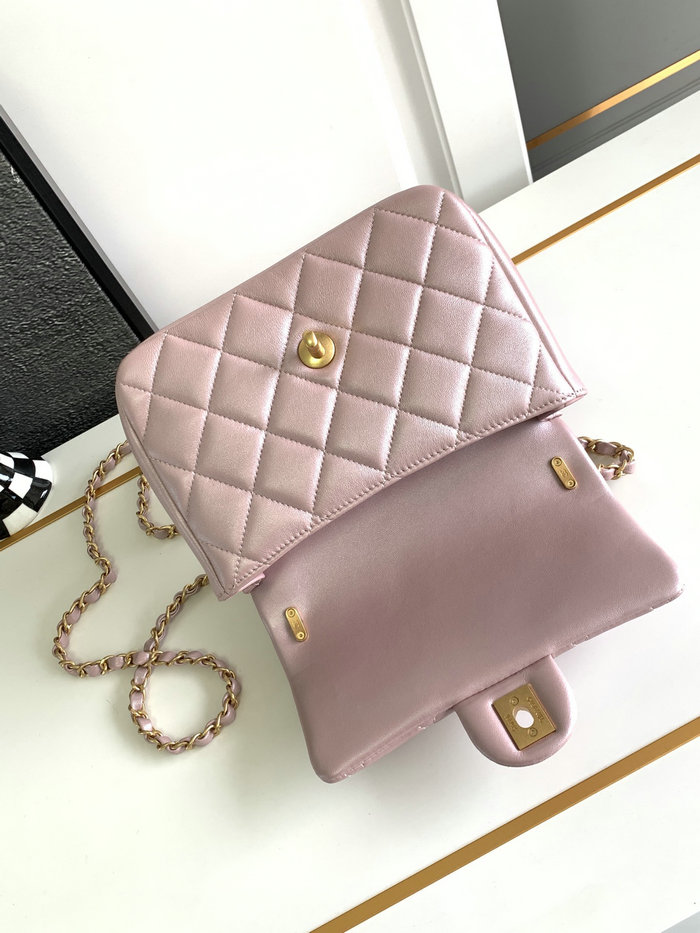 Chanel Mini Flap Bag Pink AS4384