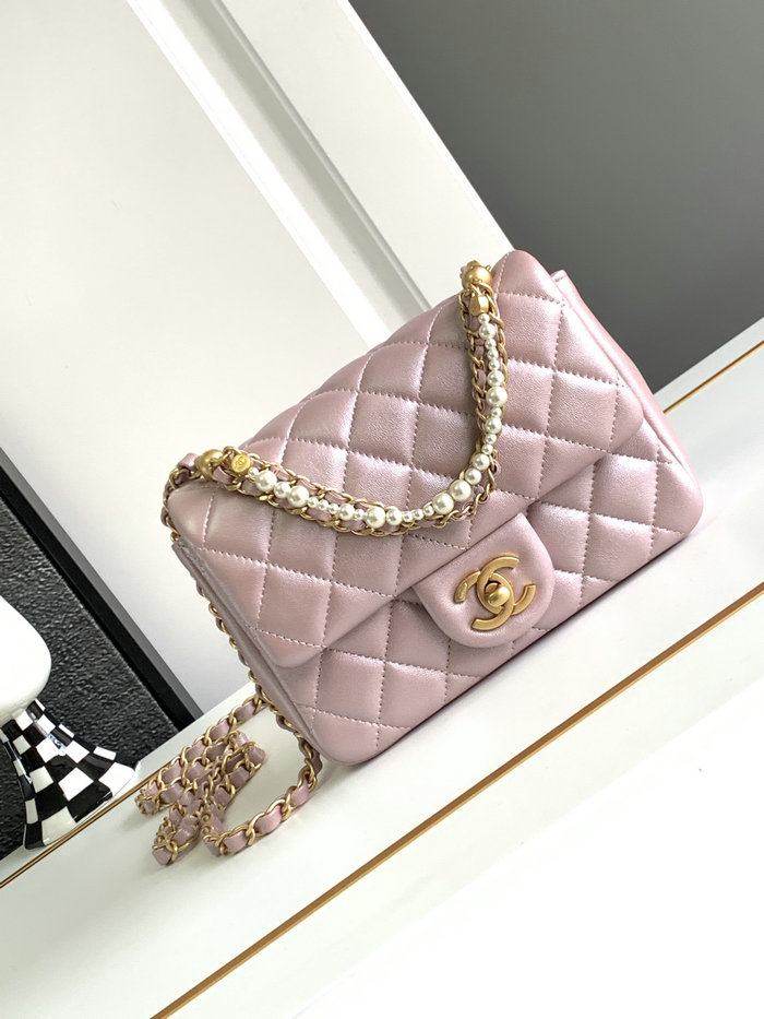 Chanel Mini Flap Bag Pink AS4385