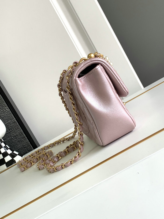 Chanel Mini Flap Bag Pink AS4385