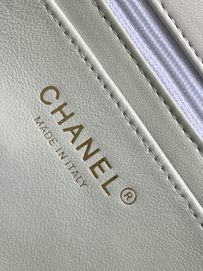 Chanel Mini Flap Bag White AS4384